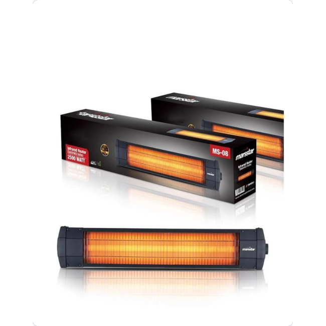 Инфрачервена печка MarsStar 2500W Инфрачервена печка MarsStar 2500W