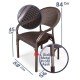 Комплект маса 90х150 см. и 6 броя столове Bambu Brown Комплект маса 90х150 см. и 6 броя столове Bambu Brown