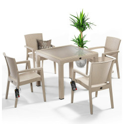 Комплект маси и столове Bahex Trendlux 