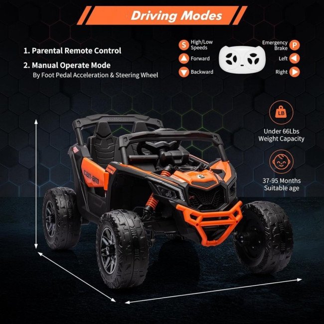 Акумулаторен джип Can-Am Maverick 4x4 Акумулаторен джип Can-Am Maverick 4x4