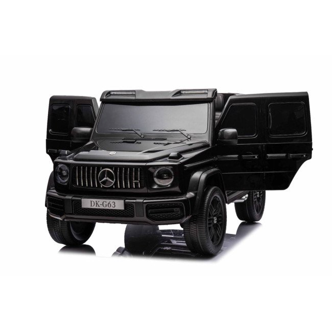 Акумулаторен джип Mercedes G63 4x4, металик черен