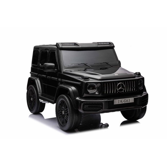 Акумулаторен джип Mercedes G63 4x4, металик черен