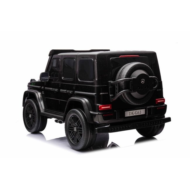 Акумулаторен джип Mercedes G63 4x4, металик черен