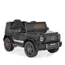 Акумулаторен джип Mercedes G63, черен металик 