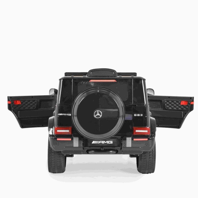 Акумулаторен джип Mercedes G63, черен металик