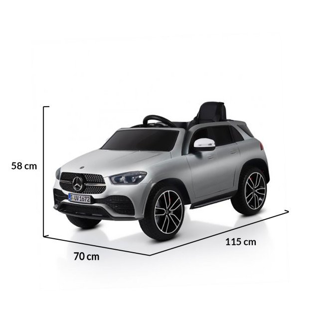 Акумулаторен джип Mercedes GLE 450 Silver