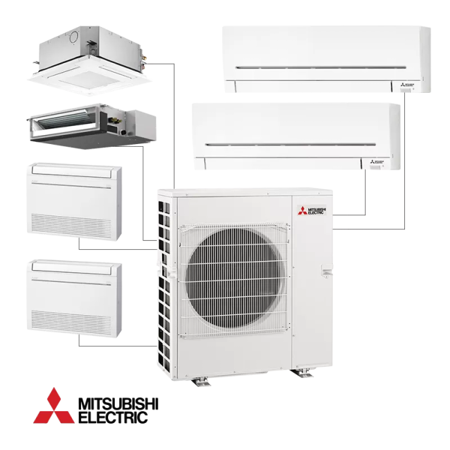 Външно тяло на мултисплит система Mitsubishi Electric MXZ-6F120VF Външно тяло на мултисплит система Mitsubishi Electric MXZ-6F120VF