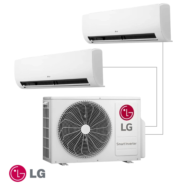 LG мулти сплит система RM3U19.U24 + RMN09.NSJ + RMN12.NSJ