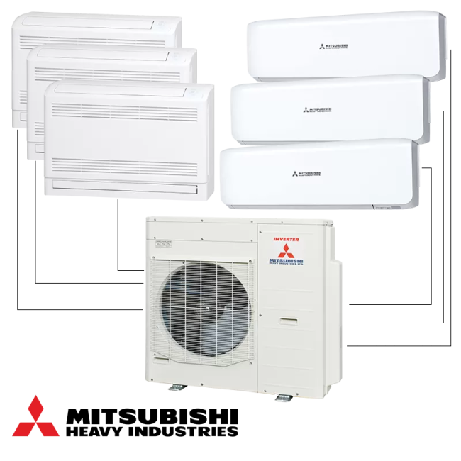 Външно тяло на мултисплит система Mitsubishi Heavy Industries SCM125ZM-S Външно тяло на мултисплит система Mitsubishi Heavy Industries SCM125ZM-S