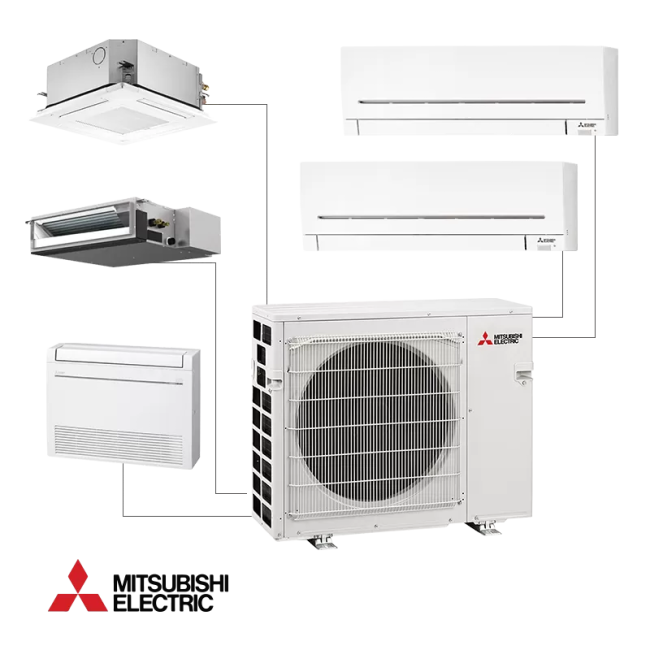 Външно тяло на мултисплит система Mitsubishi Electric MXZ-5F102VF Външно тяло на мултисплит система Mitsubishi Electric MXZ-5F102VF