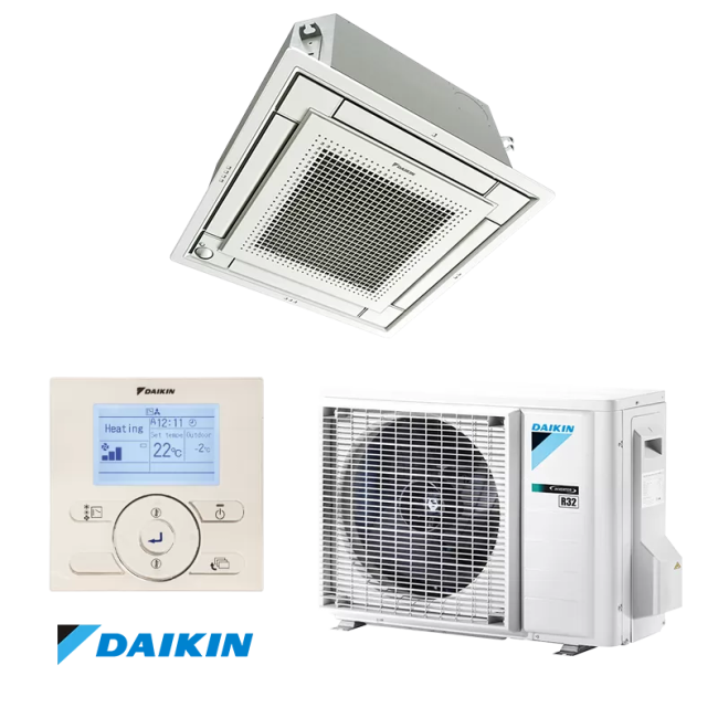Касетъчен климатик Daikin FFA25A9 + RXM25R Касетъчен климатик Daikin FFA25A9 + RXM25R