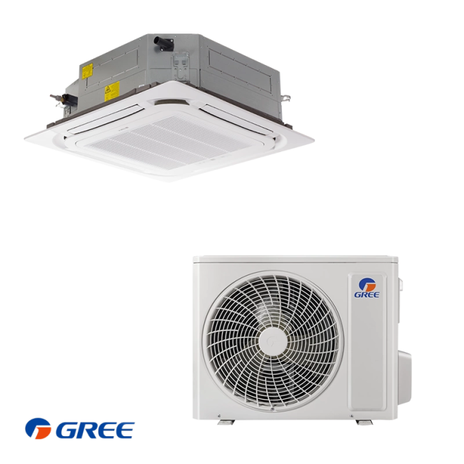 Касетъчен климатик Gree GUD35T1 + GUD35W1/NhA-S Касетъчен климатик Gree GUD35T1 + GUD35W1/NhA-S