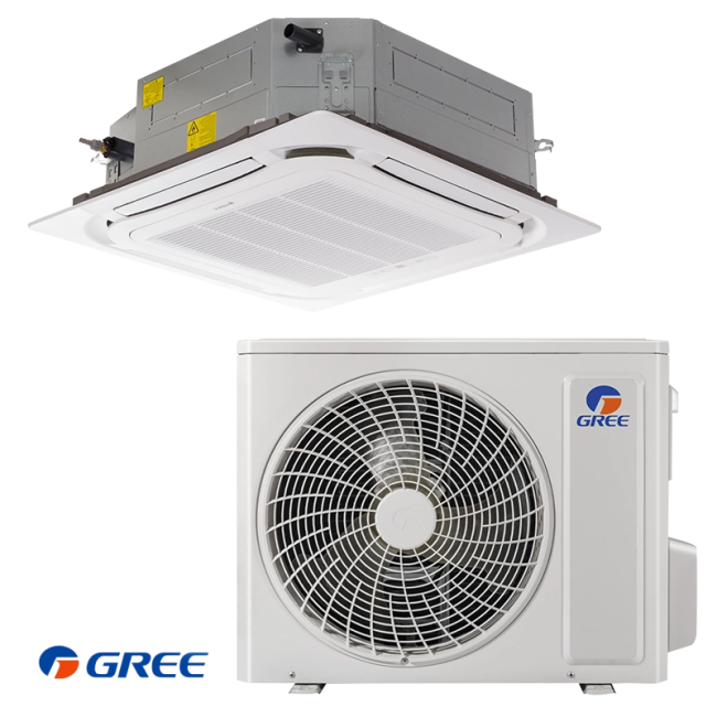 Касетъчен климатик Gree GUD160T1 + GUD160W1/NHA-X Касетъчен климатик Gree GUD160T1 + GUD160W1/NHA-X