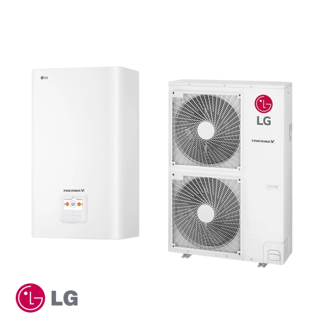 Tермопомпа LG Therma V Hydro box HN1636M.NK5 + HU123MA.U33 - трифазна