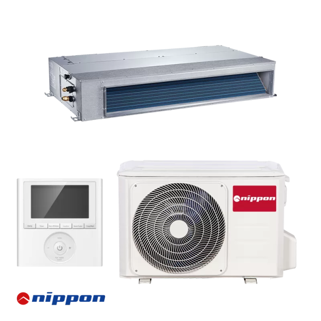 Канален климатик Nippon NTIU-12HWFNX-Q + NOB30U-12HFN8-Q Канален климатик Nippon NTIU-12HWFNX-Q + NOB30U-12HFN8-Q