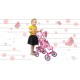 Количка за кукли Flower garden 9351 Количка за кукли Flower garden 9351