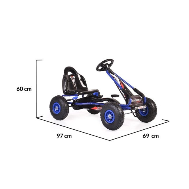 Картинг кола с педали Top Racer GA815 син Картинг кола с педали Top Racer GA815 син