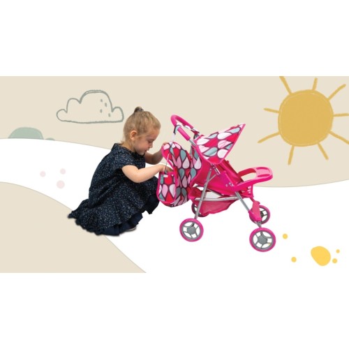 Количка за кукли Mini 9617 Количка за кукли Mini 9617