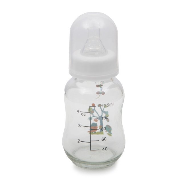 Стъклено стандартно шише 120 ml GB301