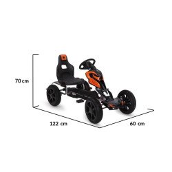 Картинг кола Adrenaline PVC - 1504 черен