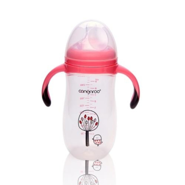 PP Шише 280ml Chickling B0502 розов PP Шише 280ml Chickling B0502 розов