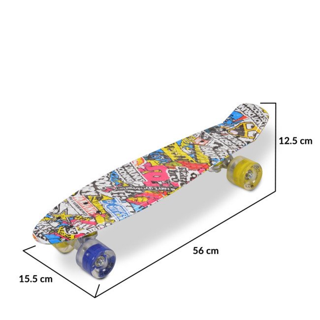 Скейтборд Hipster LED 22 Скейтборд Hipster LED 22