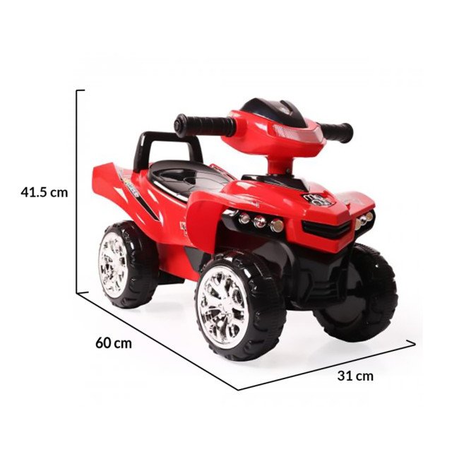 Детско ATV за бутане No Fear JY-Z05 червен Детско ATV за бутане No Fear JY-Z05 червен