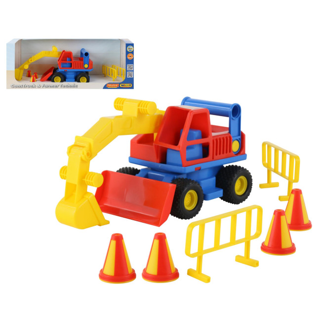 Багер с конуси ConsTruck - 37701