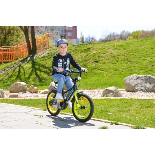 Детски велосипед 16" Monster черен Детски велосипед 16" Monster черен