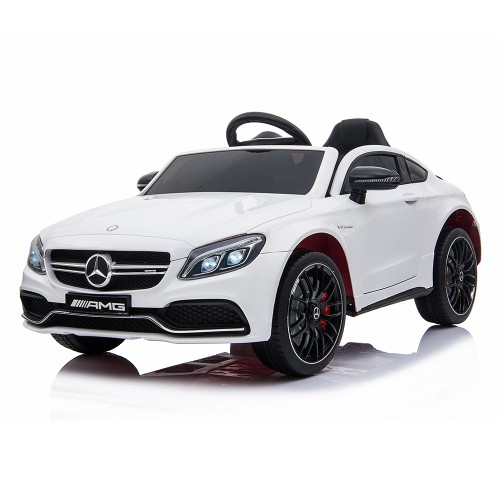 Акумулаторна кола Mercedes C63S QY1588 бял Акумулаторна кола Mercedes C63S QY1588 бял