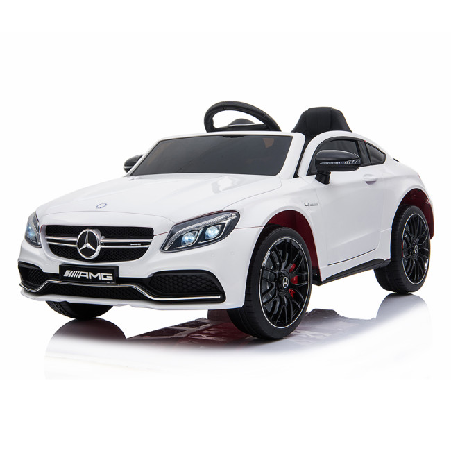 Акумулаторна кола Mercedes C63S QY1588 бял Акумулаторна кола Mercedes C63S QY1588 бял