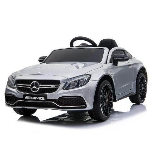 Акумулаторна кола Mercedes C63S QY1588 сив металик Акумулаторна кола Mercedes C63S QY1588 сив металик