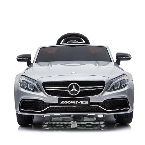 Акумулаторна кола Mercedes C63S QY1588 сив металик Акумулаторна кола Mercedes C63S QY1588 сив металик