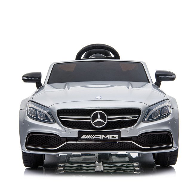 Акумулаторна кола Mercedes C63S QY1588 сив металик Акумулаторна кола Mercedes C63S QY1588 сив металик