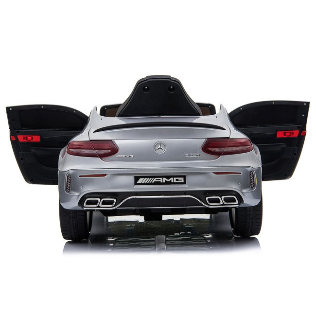 Акумулаторна кола Mercedes C63S QY1588 сив металик Акумулаторна кола Mercedes C63S QY1588 сив металик