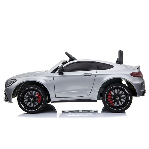 Акумулаторна кола Mercedes C63S QY1588 сив металик Акумулаторна кола Mercedes C63S QY1588 сив металик
