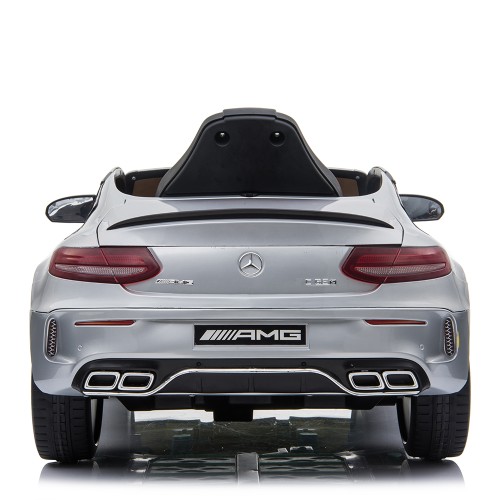 Акумулаторна кола Mercedes C63S QY1588 сив металик Акумулаторна кола Mercedes C63S QY1588 сив металик