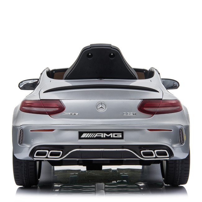 Акумулаторна кола Mercedes C63S QY1588 сив металик Акумулаторна кола Mercedes C63S QY1588 сив металик