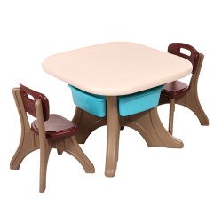 Маса с два стола Comfort кафяв 18109 Маса с два стола Comfort кафяв 18109