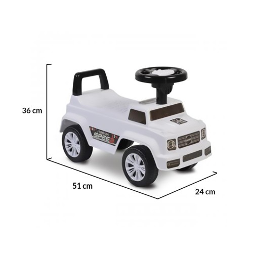 Кола за бутане Speed JY-Z12 бял Кола за бутане Speed JY-Z12 бял