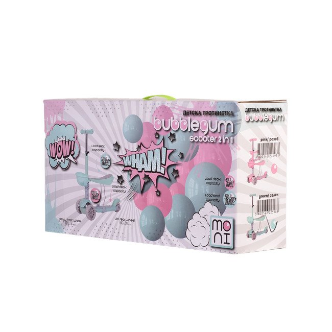 Тротинетка Bubblegum зелен Тротинетка Bubblegum зелен