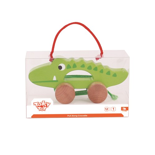 Дървена играчка за дърпане Crocodile TKC265 Дървена играчка за дърпане Crocodile TKC265