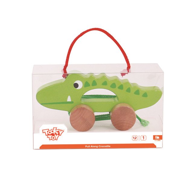 Дървена играчка за дърпане Crocodile TKC265 Дървена играчка за дърпане Crocodile TKC265