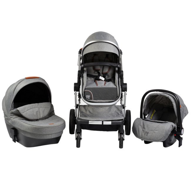 Комбинирана детска количка Polly 3в1 сив Комбинирана детска количка Polly 3в1 сив