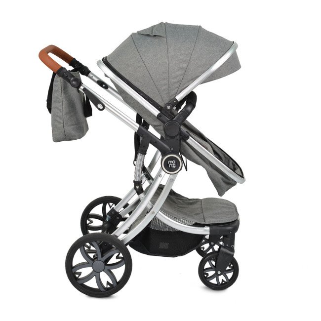 Комбинирана детска количка Polly 3в1 сив Комбинирана детска количка Polly 3в1 сив