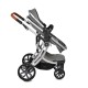 Комбинирана детска количка Polly 3в1 сив Комбинирана детска количка Polly 3в1 сив
