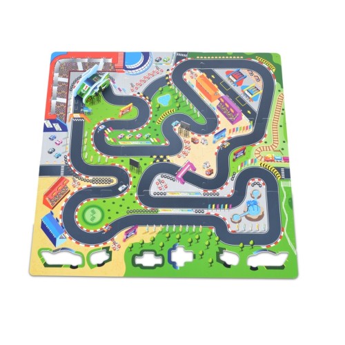 Мек пъзел-килим Racing Track - 3018 Мек пъзел-килим Racing Track - 3018