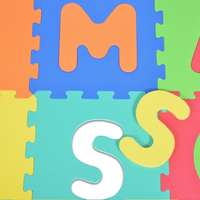 Мек пъзел-килим азбука (A - Z) 26 ел. - 1002B3 Мек пъзел-килим азбука (A - Z) 26 ел. - 1002B3