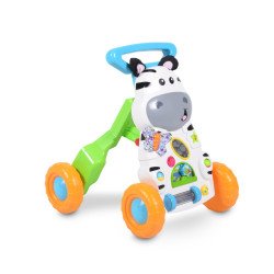 Играчка за прохождане Little Zebra 2в1 син