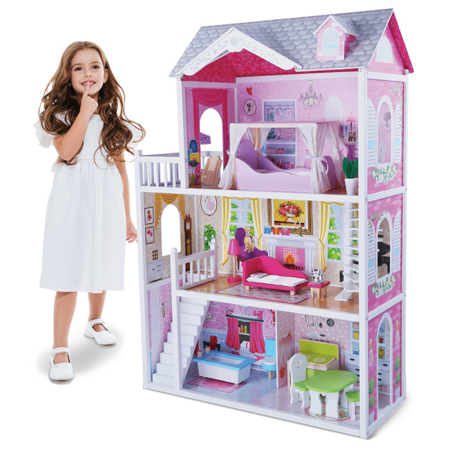Дървена Къща за кукли Aria 4107 Дървена Къща за кукли Aria 4107